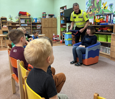 NÁVŠTĚVA POLICIE V MŠ HLÍZOV 