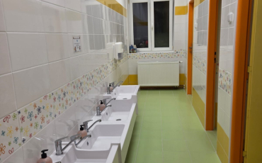 Nově zrekonstruovaná koupelna